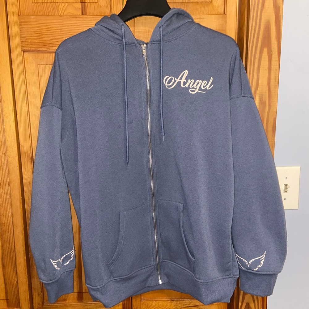 Blue Angel Numbers Zip Up
